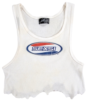 Britney Spears Owned & Worn Pepsi Cut Off Tank Top (Letter of Provenance)